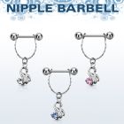 npdl24 banana pezon acero quirurgico bolas 5mm conectadas cisne redonda zirconia distribuidor