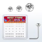 nsbxmc2 caja display 52 piercing nariz l plata esterlina 925 0 6mm cristal redondos distribuidor