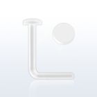 nsrtd retainer piercing nariz l acrilico flexible transparente disco plano 2mm venta
