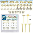 nybxm7cg 18k plated silver bend it yourself nosestuds flower