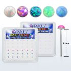 nyo15 box w 925 silver bend it nose studs w synthetic opal