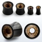 phbo dilatacion tunel doble flare hueso negro lado exterior madera coco lado interior distribuidor