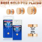 pkmp121 rose gold steel magnetic fake plug no ubber o rings