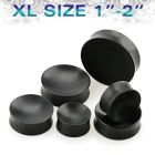 pwkkxl xl size areng wood concave double flare plug