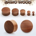 pws dilatacion plug doble flare madera sawo mayorista
