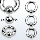 sbcr2 316l steel spring loaded ball closure ring 2g 10mm ball