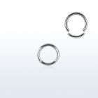 seg18 polished 316l steel segment ring diameter 6mm to 10mm