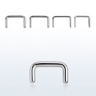 sepa 316l steel septum retainer in a simple inverted u shape