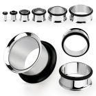 spg dilatacion tunel acero quirurgico brillo espejo anillo goma venta