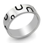 sr164 anillo grabado acero inoxidable acababo brillo espejo u distribuidor
