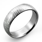 sr297 anillo acero inoxidable mate estampado rayas cebra negras distribuidor mayorista