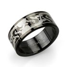 srb25 anillo acero inoxidable anodizado negro dragon distribuidor mayorista