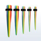 tpvrb expansor acrilico colores arcoiris anillos goma dobles distribuidor mayorista