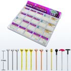 trany2 display piercing nariz doblar tu mismo plata esterlina 0 6mm oro rosa zirconia claras redondas 1 5mm distribuidor mayorista
