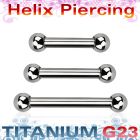 ubber31b barbell helix titanio g23 bolas 3mm mayorista