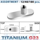 ublk302 surtido piercings surtido bases microdermal titanio g23 tan bajo como 1 99 por pieza venta