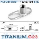 ublk304 surtido piercings surtido bases microdermal titanio g23 unico agujero tan bajo como 1 99 por pieza distribuidor
