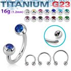 ucbejb4 titanium g23 circular barbell 4mm jewel balls
