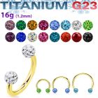 ugcbefr3 gold anodized titanium circular barbell 16g ferido