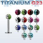 ulbfr3e titanium g23 labret with 3mm ferido 2 color ball