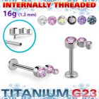 ulbin20xb titanium labret cz descending curve right internal