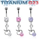 umcdz374 piercing ombligo titanio g23 bolas joya bisel 5mm 8mm manzana zirconia 10mm mayorista