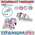 ushz9in titanium g23 bohemian design top color cz
