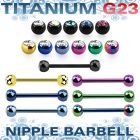 utnpjb5 barbell pezon titanio g23 anodizado bolas joya bisel 5mm distribuidor
