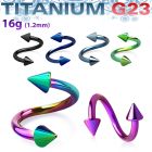 utspen espiral ceja titanio g23 anodizado dados 2 5mm mayorista