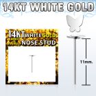 wysbt2 piercing nariz doblar tu mismo oro blanco 14 kts 0 6mm mariposa lisa 3 5mm al por mayor