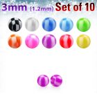 xckbal3 pack of 10 pcs of 3mm acrylic checkered balls