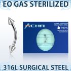 zbnecn piercing esterilizado banana ceja acero 316l conos 3mm venta