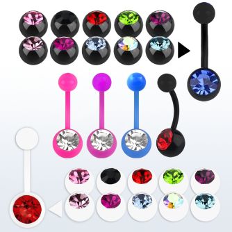 abn1cg piercing ombligo acrilico bola joya 8mm bola acrilica lisa venta