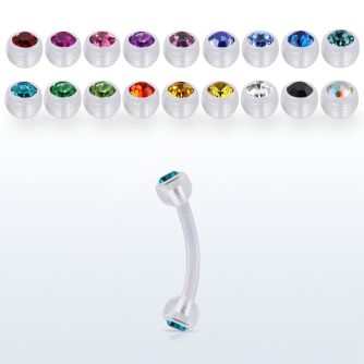 abneajb3 banana ceja acrilico flexible transparente bolas 3mm cristal bisel distribuidor