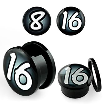 afpoo dilatacion plug tornillo acrilico negro mm como logo muestra tu todo mundo venta