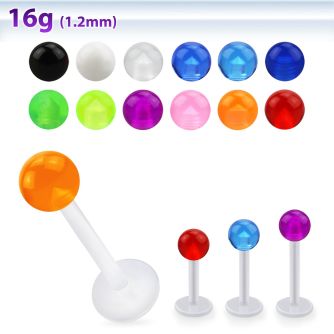 albuvb4 labret bio flex bola acrilico uv 4mm venta