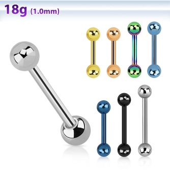 bb18b3 barbell ceja acero quirurgico bolas 3mm distribuidor