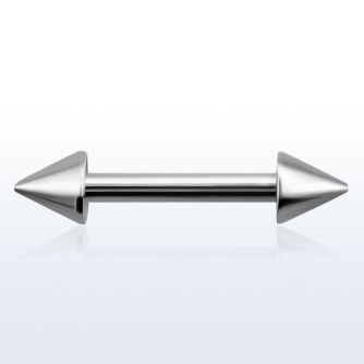 bbecn barbell ceja acero quirurgico conos 3mm distribuidor