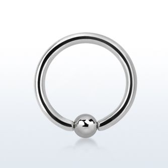 bcr16s 316l steel ball closure ring with 2 5mm mm ball
