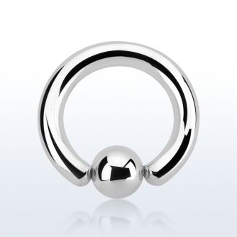 bcr6g 316l steel ball closure ring, 6g (4mm) w a 8mm ball