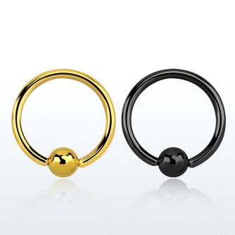 bcrt12 aro bola presion acero quirurgico pvd negro 2mm bola 6mm distribuidor