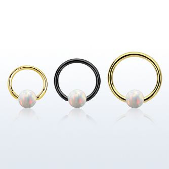 bcrt18o5 aro bola presion acero 316l pvd 1mm bola cierre 5mm opalo sintetico distribuidor