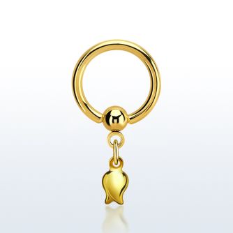 bcrtg767 aro bola presion acero 316l pvd dorado colgante tulipan oro venta