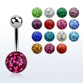 bnfr8 316l steel belly banana w top ball ferido ball w resin