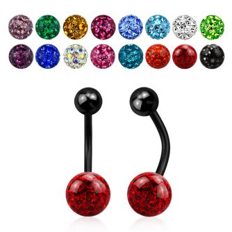 bntfr8 anodized steel belly banana 14g ferido ball
