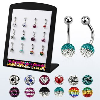 brmix28 316l steel belly banana w steel ball top ferido ball