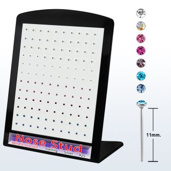 brnym6 board w bend it yourself nose studsw 1.5mm mix crystal