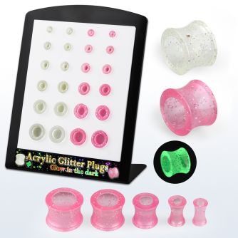 brpg176 board of glitter tunnel on day glow tunnel at night