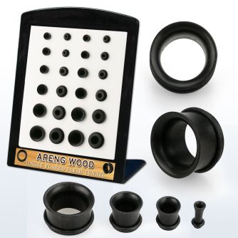 brpg213 distribuidor mayorista display 24 dilatadores tunel single flare madera sawo junta torica goma 6g to 12 4mm 12mm venta por mayor