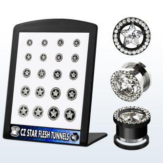 brpg92 board of anodized steel screwfit tunnel w cz star